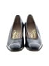 Salvatore Ferragamo Blue Heels Size 6 1/2 (wide) - photo 2