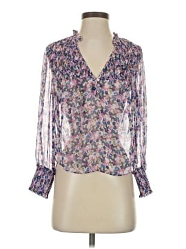 Veronica Beard 3/4 Sleeve Silk Top