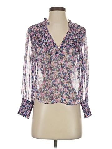 Veronica Beard 3/4 Sleeve Silk Top (view 1)