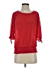 New York Laundry 100% Polyester Red 3/4 Sleeve Blouse Size S - photo 1