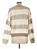Shein 100% Acrylic Stripes Ivory Pullover Sweater Size L - photo 2