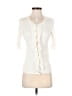 Express Design Studio Ivory Short Sleeve Top Size XS - photo 1