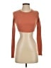 White Fox Orange Long Sleeve T-Shirt Size XS - photo 1