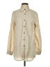 Maurices Ivory Long Sleeve Button-Down Shirt Size S - photo 1