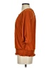 New York Laundry 100% Polyester Orange 3/4 Sleeve Blouse Size S - photo 5