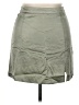 L Space 100% Polyester Solid Green Casual Skirt Size XL - photo 1