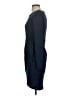 Emploi Solid Blue Casual Dress Size XS - photo 5