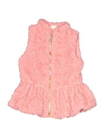 Little Lass Faux Fur Vest (view 1)