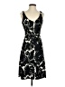 Express 100% Polyester Graphic Black Cocktail Dress Size 4 - photo 1