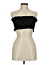 1Z45 100% Polyester Black Sleeveless Top Size M - photo 1