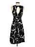 Express 100% Polyester Graphic Black Cocktail Dress Size 4 - photo 2