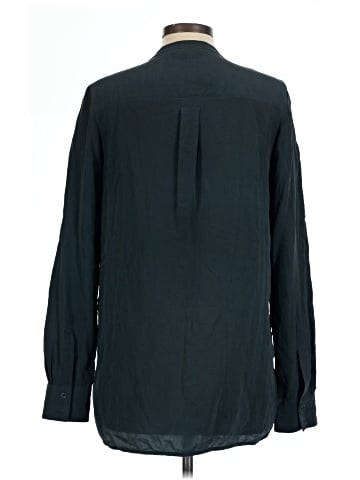Vince. Long Sleeve Silk Top (view 2)