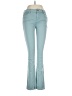 Level 99 Color Block Teal Jeans Size 28 waist - photo 1