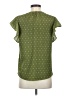 Joie 100% Polyester Green Short Sleeve Blouse Size XS - photo 2