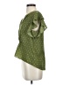 Joie 100% Polyester Green Short Sleeve Blouse Size XS - photo 5