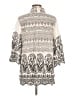 Chico's 100% Cotton Paisley Ivory Kimono Size Med (1) - photo 2