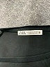 Zara 100% Cotton Black Active T-Shirt Size S - photo 7