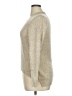 Blue Les Copains Metallic Tan Wool Pullover Sweater Size EU 48 / US 18 - photo 5