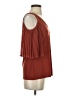 Vince Camuto Orange Burgundy 3/4 Sleeve Top Size S - photo 4