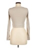 90 Degree by Reflex Tan Long Sleeve Top Size M - photo 2