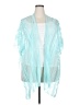 Forgotten Grace 100% Polyester Teal Cardigan Size 1X - photo 1
