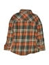 English Laundry 100% Cotton Plaid Orange Long Sleeve Button-Down Shirt Size 6 - photo 2