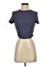 Shein Gray Short Sleeve Top Size 2 - photo 1