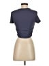 Shein Gray Short Sleeve Top Size 2 - photo 2