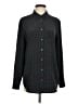 Equipment Polka Dots Black Long Sleeve Button-Down Shirt Size S - photo 1