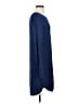 LA Made Solid Blue Casual Dress Size S - photo 4