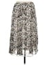 Assorted Brands 100% Polyester Print Gray White Casual Skirt Size 4 - photo 2