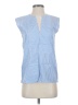 J.Crew Blue Sleeveless Blouse Size 00 - photo 1