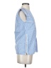 J.Crew Blue Sleeveless Blouse Size 00 - photo 4