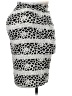 Stork & Babe Animal Print Silver Casual Skirt Size S - photo 1