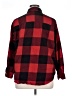 Old Navy 100% Cotton Plaid Red Long Sleeve Button-Down Shirt Size XL - photo 2