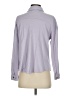 If It Were Me Houndstooth Purple Long Sleeve Blouse Size XS - photo 2