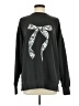 Aerie Graphic Black Sweatshirt Size XXS - photo 1