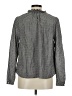 Warm Houndstooth Gray Long Sleeve Blouse Size M (estimated) - photo 2