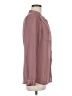 H&M 100% Polyester Burgundy Long Sleeve Blouse Size 6 - photo 4