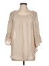 Spense Tan 3/4 Sleeve Blouse Size L - photo 1