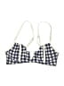 Beach Bunny Checkered-gingham Ivory Swimsuit Top Size XS - photo 1