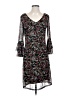 Allison Brittney Floral Black Cocktail Dress Size S - photo 1