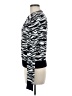 Express 100% Nylon Animal Print Black Pullover Sweater Size M - photo 5