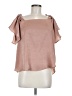Soprano 100% Polyester Pink Short Sleeve Blouse Size M - photo 1