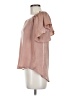 Soprano 100% Polyester Pink Short Sleeve Blouse Size M - photo 5