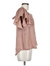 Soprano 100% Polyester Pink Short Sleeve Blouse Size M - photo 4