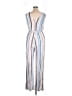 Indigo Rein Stripes Blue Jumpsuit Size XL - photo 2