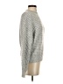 SO 100% Polyester Tweed Gray Pullover Sweater Size S - photo 4