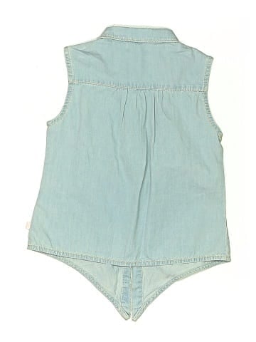 Okaidi Sleeveless Button-Down Shirt (view 2)