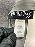 All That Jazz Chevron-herringbone Gray Dress Pants Size 5 - 6 - photo 7